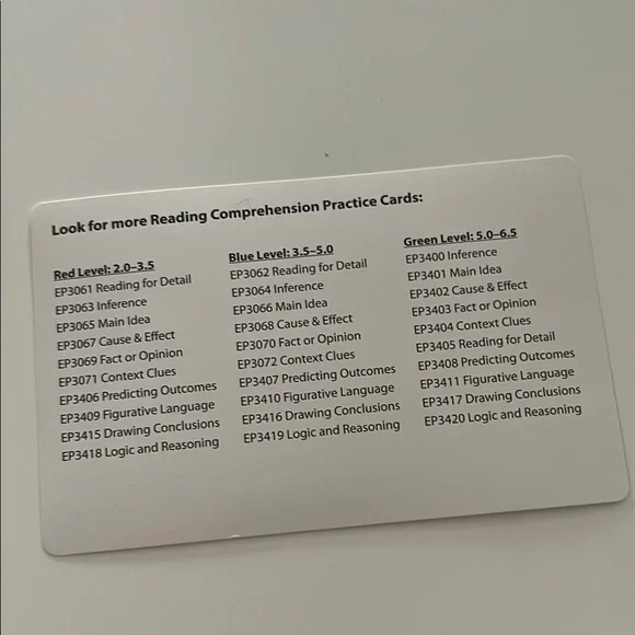 Drawing Conclusions Educational Practice Cards for kids, teacher tools - Picture 7 of 7